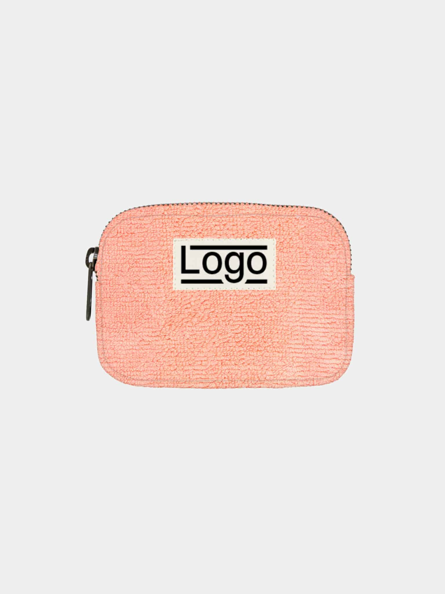Porte-monnaie publicitaire Joséphine personnalisable Rose corail